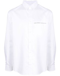 Camicia a maniche lunghe stampata bianca di Misbhv