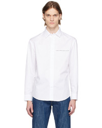 Camicia a maniche lunghe stampata bianca di Misbhv