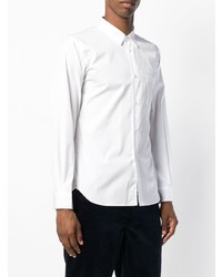 Camicia a maniche lunghe stampata bianca di Comme Des Garçons Shirt Boys
