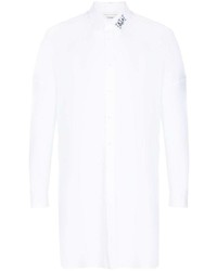 Camicia a maniche lunghe stampata bianca di Random Identities