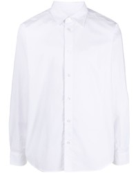 Camicia a maniche lunghe stampata bianca di VERSACE JEANS COUTURE