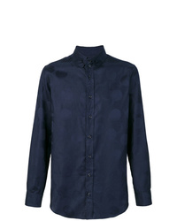 Camicia a maniche lunghe stampata blu scuro di Vivienne Westwood