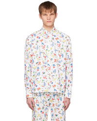 Camicia a maniche lunghe stampata multicolore di Adam Jones