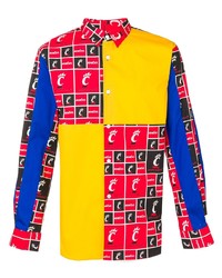 Camicia a maniche lunghe stampata multicolore di Comme Des Garcons SHIRT