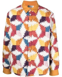 Camicia a maniche lunghe stampata multicolore di Isabel Marant