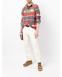 Camicia a maniche lunghe stampata multicolore di Polo Ralph Lauren