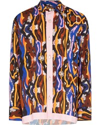 Camicia a maniche lunghe stampata multicolore di Orange Culture
