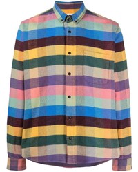 Camicia a maniche lunghe stampata multicolore di YMC