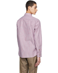 Camicia a maniche lunghe stampata viola chiaro di Vivienne Westwood