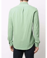 Camicia a maniche lunghe verde menta di Polo Ralph Lauren