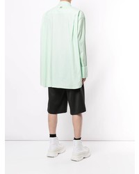 Camicia a maniche lunghe verde menta di Wooyoungmi
