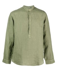 Camicia a maniche lunghe verde oliva di Costumein