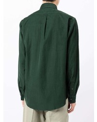 Camicia a maniche lunghe verde scuro di Polo Ralph Lauren