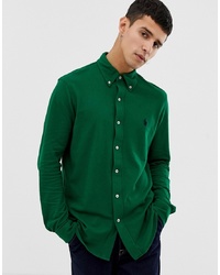 Camicia a maniche lunghe verde scuro di Polo Ralph Lauren