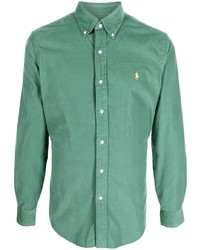 Camicia a maniche lunghe verde di Polo Ralph Lauren
