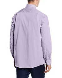 Camicia a maniche lunghe viola chiaro di Casamoda