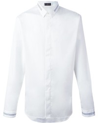 Camicia a righe orizzontali bianca di Christian Dior
