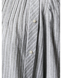 Camicia a righe verticali grigia di Etoile Isabel Marant