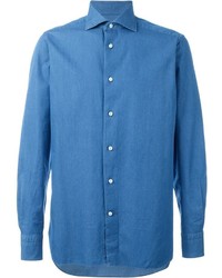 Camicia blu di Ermenegildo Zegna