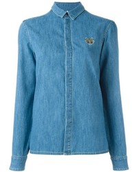 Camicia blu di Kenzo