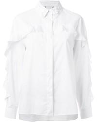 Camicia decorata bianca di Muveil