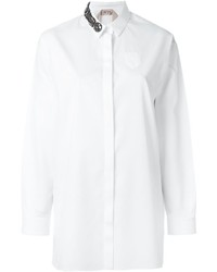 Camicia decorata bianca di No.21