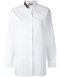 Camicia decorata bianca di No.21
