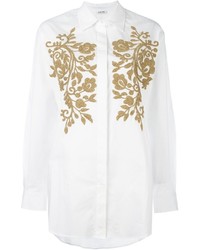 Camicia decorata bianca di P.A.R.O.S.H.