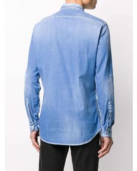 Camicia di jeans azzurra di DSQUARED2