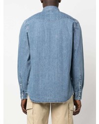 Camicia di jeans azzurra di Woolrich