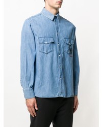 Camicia di jeans azzurra di Gucci