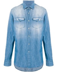 Camicia di jeans azzurra di Dell'oglio