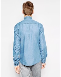 Camicia di jeans azzurra di Selected