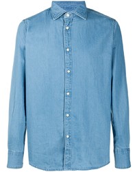 Camicia di jeans azzurra di Deperlu