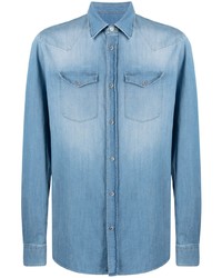 Camicia di jeans azzurra di Dondup