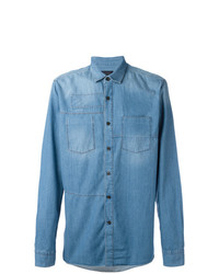 Camicia di jeans azzurra di Lanvin