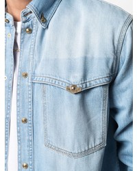 Camicia di jeans azzurra di VERSACE JEANS COUTURE