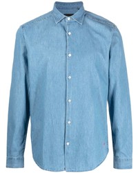 Camicia di jeans azzurra di Peuterey