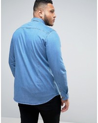 Camicia di jeans azzurra di Asos