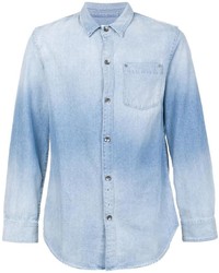Camicia di jeans azzurra di Robert Geller