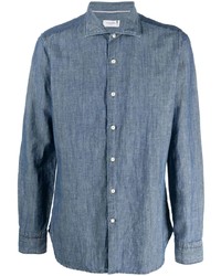 Camicia di jeans azzurra di Tintoria Mattei