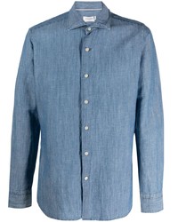 Camicia di jeans azzurra di Tintoria Mattei