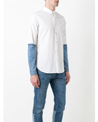 Camicia di jeans bianca di N°21