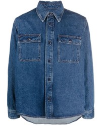 Camicia di jeans blu scuro di A.P.C.