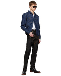 Camicia di jeans blu scuro di JUNTAE KIM