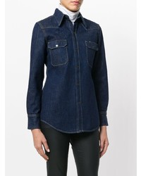 Camicia di jeans blu scuro di Calvin Klein 205W39nyc