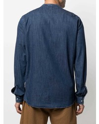 Camicia di jeans blu scuro di Dondup