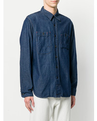 Camicia di jeans blu scuro di Engineered Garments