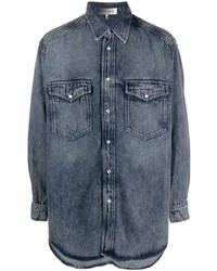 Camicia di jeans blu scuro di Isabel Marant