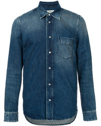 Camicia di jeans blu scuro di Kent & Curwen